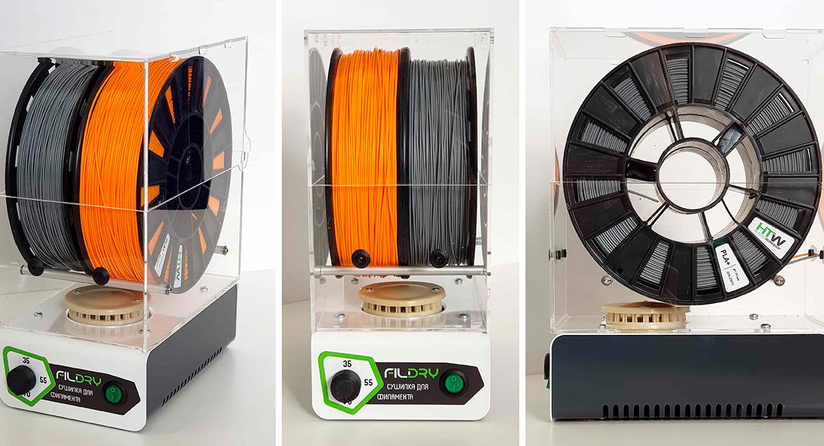Зачем и как правильно сушить пластик для 3D принтера
