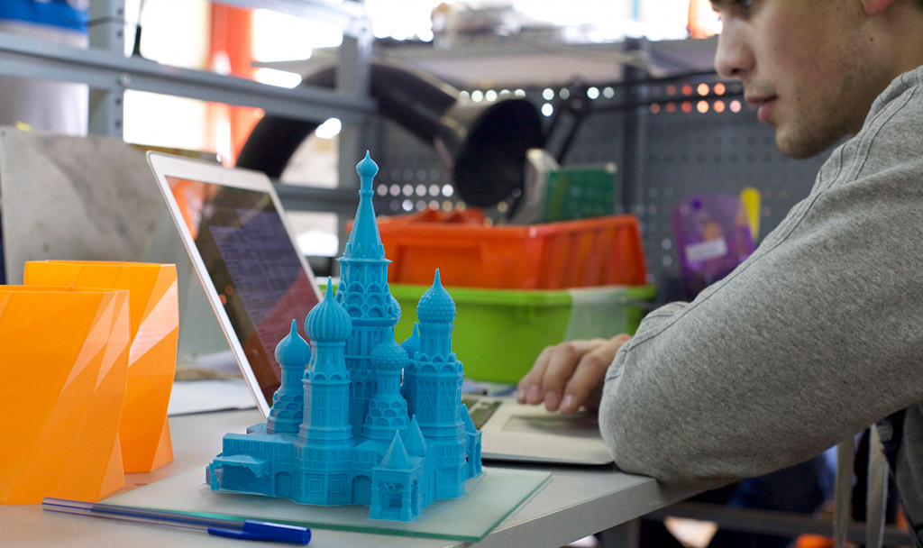 3D фигурка замка