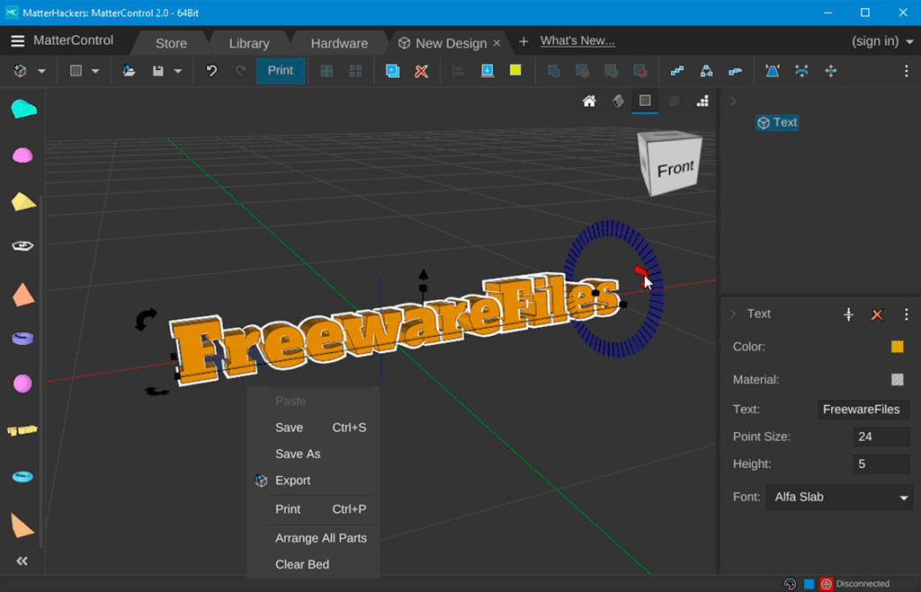 Программа MatterControl