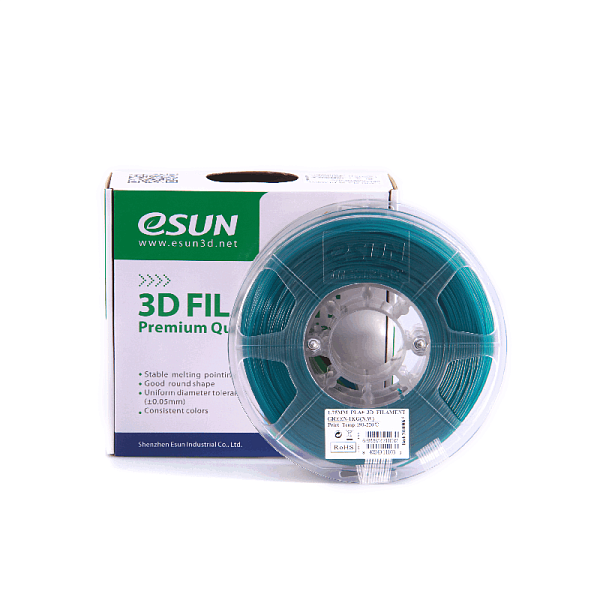 Пластик для 3D печати eSUN PLA+ 1кг, зеленый