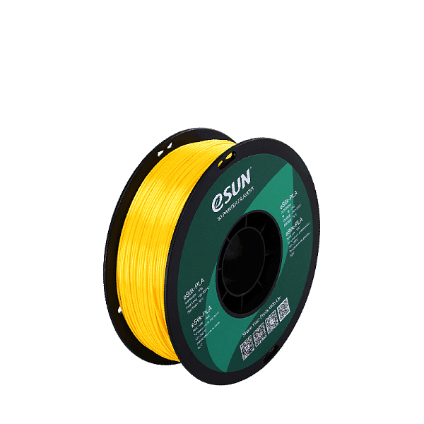 Пластик для 3D печати eSUN eSilk - шёлковый PLA, 1 кг, желтый