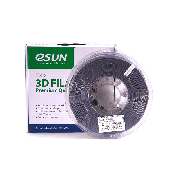 Пластик для 3D печати eSUN PLA 1кг, серый