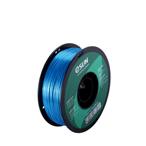 Пластик для 3D печати eSUN eSilk - шёлковый PLA, 1 кг, зеленовато-голубой