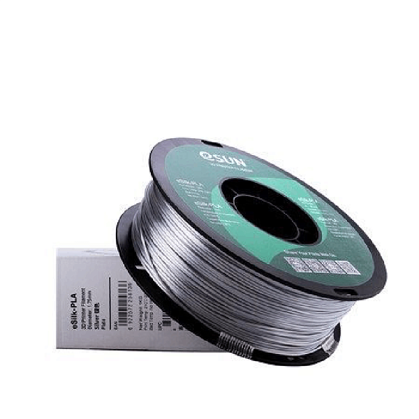 Пластик для 3D печати eSUN eSilk - шёлковый PLA, 1 кг, серебристый