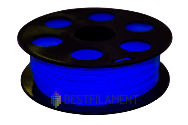 PETG пластик Bestfilament, 1 кг, 1.75 мм, флуоресцентный синий