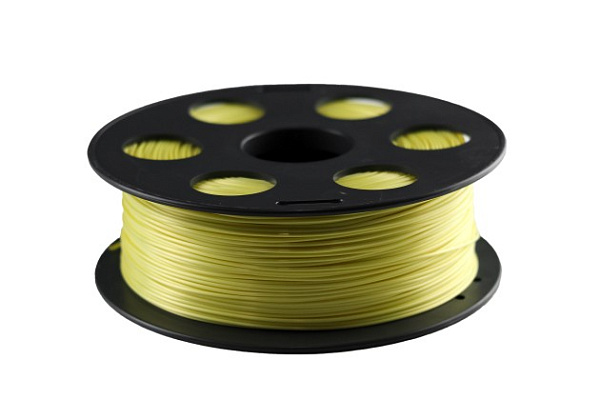 PLA-шелк пластик Bestfilament, 1 кг, 1.75 мм, желтый 
