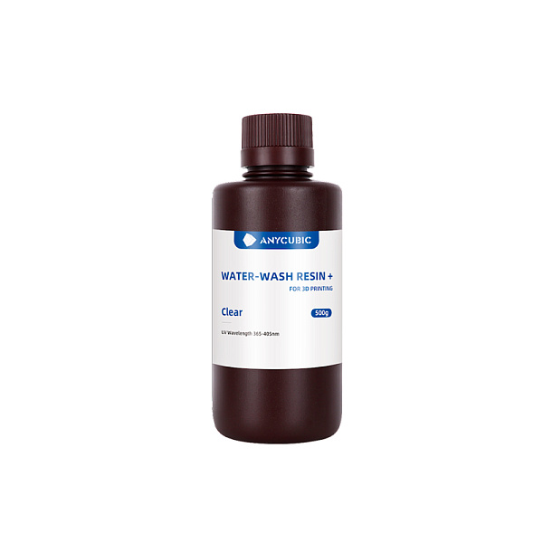 Anycubic WATER-WASH Resin 0,5 КГ Прозрачный