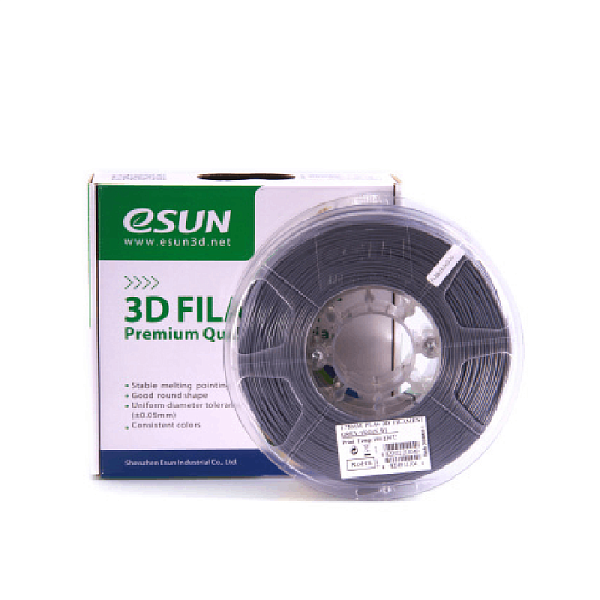 Пластик для 3D печати eSUN PLA+ 1кг, серый