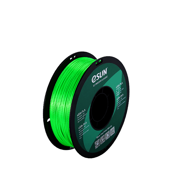 Пластик для 3D печати eSUN eSilk - шёлковый PLA, 1 кг, зеленый
